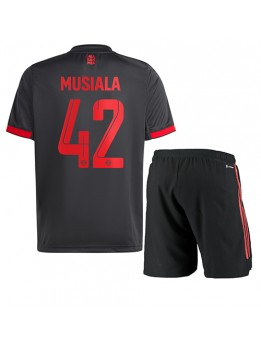 Bayern Munich Jamal Musiala #42 Ausweichtrikot für Kinder 2022-23 Kurzarm (+ Kurze Hosen)